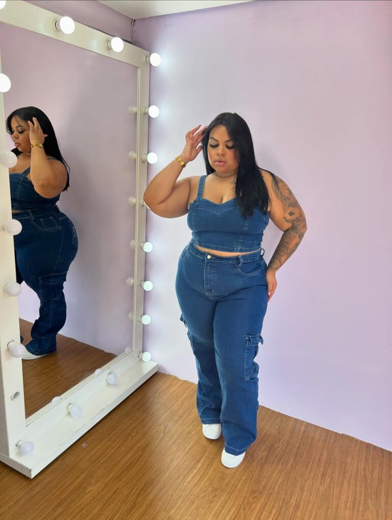 Conjunto Jeans Cargo - PLUS SIZE